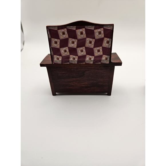 Miniature Dollhouse Furniture Set - Brown and Tan - Picture 6 of 6